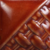 Cone 6: Rich maroon-red gloss glaze that develops a hazy purple float with heavier application; color darkens at Cone 10. Amaranth Stoneware Canada.