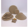 Wood drape molds for dinnerware and platters, durable and reusable fiberboard. Avoid wet conditions over 24 hrs. Amaranth Stoneware Canada.