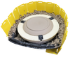 Wiziwig Clay Shield snaps together to form a large shield around your wheel, capturing all trimmings. Amaranth Stoneware Canada.