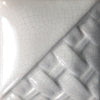 Cone 6: Bright white gloss glaze with a fine crackle pattern at Cone 6; turns orange-brown at Cone 10 without crackling. Amaranth Stoneware Canada.