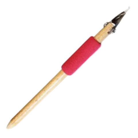 Affordable carving tool with a stainless steel tip for precise lines in leather-hard clay. 6