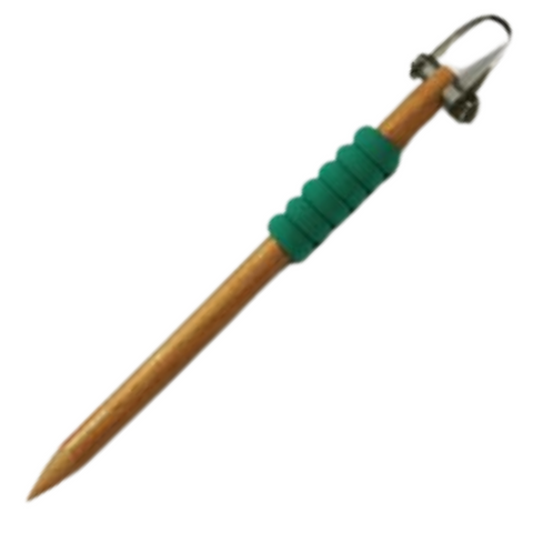 Affordable carving tool with a stainless steel tip for precise lines in leather-hard clay. 6