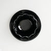 DL-1 Ebony is an opaque glossy black glaze, great as a base for layering or on its own. Amaranth Stoneware Canada.