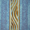 DL-20 Floating Blue is a classic blue glaze that is pale where thick, darker blue where thinner, and breaks iron brown. Amaranth Stoneware Canada.