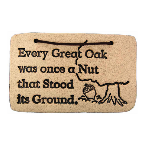 Weatherproof Stoneware Sayings: 7.5