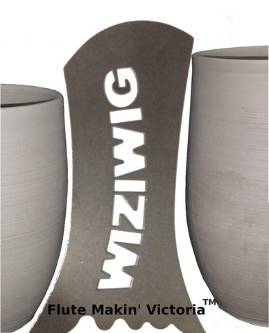 Victoria creates a 12 oz flute with 1 lb of clay, 6