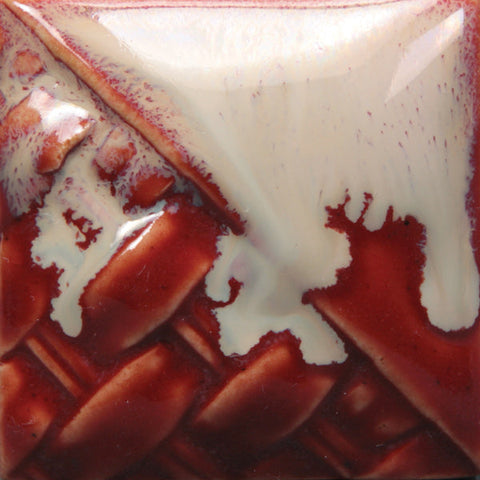 Cone 5-10: Mid-range glazes for flowing effects and visual texture; application order impacts results. More pronounced at higher temperatures. Amaranth Stoneware Canada.