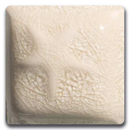 Cream glaze. Crackle glazes create stunning fractured effects. Lead-free and non-toxic, but not dinnerware safe. Amaranth Stoneware Canada.