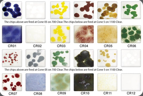 The glaze crystals are lead-free, dinnerware safe, and suitable for cone 06 to cone 10. Amaranth Stoneware Canada.
