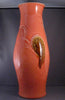 Sedona Sunset Glaze on white stoneware. A bright, translucent glaze that adds warmth without hiding detail. Easy to apply and reliable. Amaranth Stoneware Canada.