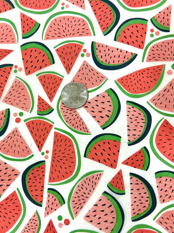 Watermelon (Multi-Coloured) - Underglaze Transfer Sheet by Elan Pottery