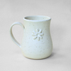 In Bloom collection: speckled clay, satin finish, stoneware inspired by spring blooms and outdoor meals. Handmade in Kingston Ontario at Amaranth Stoneware.