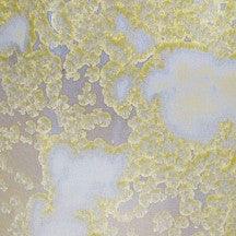 A white and transparent glaze that grows large white and gold crystals when slow-cooled. Ideal for vases. Amaranth Stoneware Canada.