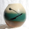 Piece by Joanna Turnbull. Creamy Matt (with Specks) glaze, a durable off-white with dark specks for added surface variation. Reliable and stable, perfect for all potters. Amaranth Stoneware Canada.
