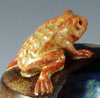 A mint green Shino glaze that breaks to brown where thinner. One of our most popular glazes! Amaranth Stoneware Canada.