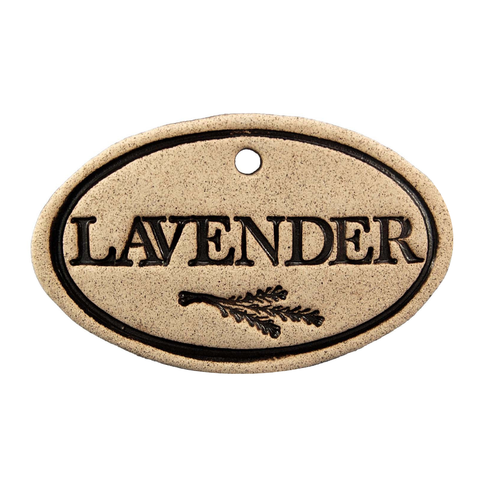Garden Markers: white stoneware, 3.5