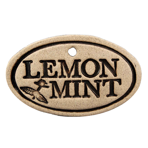 Garden Markers: white stoneware, 3.5
