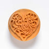 SCL heart Stamps, 4 cm, perfect for patterns on clay, fondant, or dough. Versatile and easy to use. Amaranth Stoneware Canada.