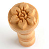 MKM Scm Pottery Stamp, 1 inch (2.5 cm) in diameter, for detailed clay designs. Flower stamp. Browse MKM’s site or request your favorite. Amaranth Stoneware Canada.