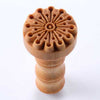 MKM Scm Pottery Stamp, 1 inch (2.5 cm) in diameter, for detailed clay designs. Flower stamp. Browse MKM’s site or request your favorite. Amaranth Stoneware Canada.