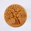 SCXL Stamps, 6 cm (2.4 inches) in diameter, for stunning patterns on clay, dough, and fondant. Tree stamp. Amaranth Stoneware Canada.