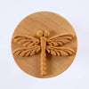 SCXL Stamps, 6 cm (2.4 inches) in diameter, for stunning patterns on clay, dough, and fondant. Dragonfly stamp. Amaranth Stoneware Canada.