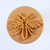 SCXL Stamps, 6 cm (2.4 inches) in diameter, for stunning patterns on clay, dough, and fondant. Bee stamp. Amaranth Stoneware Canada.