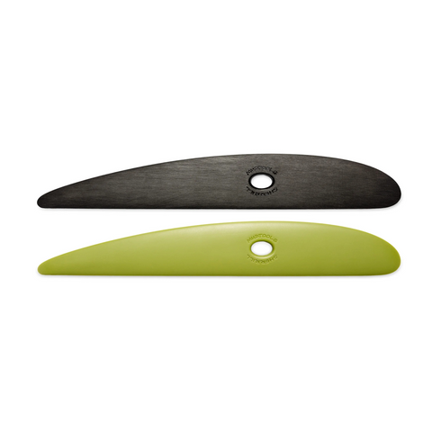 Platter Ribs are long, lean, and stiff for effective compression when making plates and platters, helping prevent cracks. Amaranth Stoneware Canada.