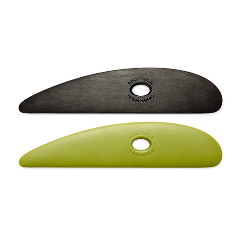 Platter Ribs are long, lean, and stiff for effective compression when making plates and platters, helping prevent cracks. Amaranth Stoneware Canada.