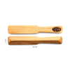 Reclaimed hardwood Paddle for seam closing, pleating, and shaping small pots. Includes sleeve for easy release from sticky clay. Amaranth Stoneware Canada.