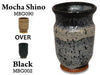 A beautiful coffee and cream glaze that breaks to dark brown when thin. Features a satiny finish, perfect for various applications. Amaranth Stoneware Canada.