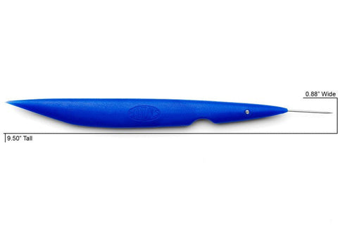 Mudshark combines a needle tool and knife for trimming and cutting. Sharp and foldable for safety. Amaranth Stoneware Canada.
