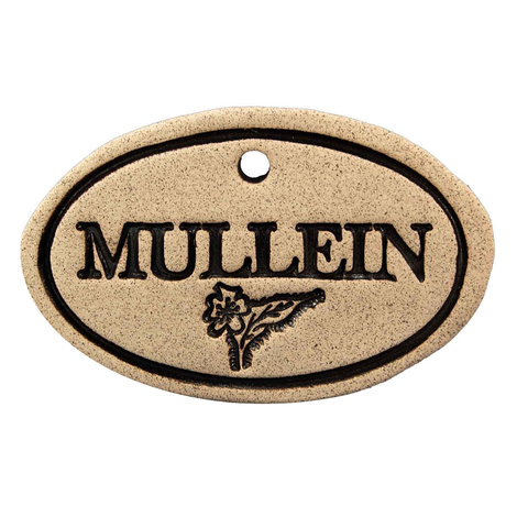 Mullen - Amaranth StonewGarden Markers: white stoneware, 3.5