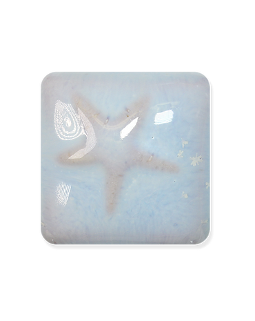 Milky blue glaze. This is the base glaze for the Dynasty Gloss glazes.