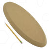 Wood drape molds for dinnerware and platters, durable and reusable fiberboard. Avoid wet conditions over 24 hrs. Amaranth Stoneware Canada.
