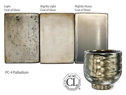 This unique metallic glaze has a mirrorlike finish when fired and adds beautiful, shimmering accents to any work. Amaranth Stoneware Canada.