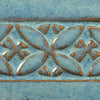 Blue Rutile is a flowing blue glaze that breaks to brown on thinner areas, ideal for texture and layering. Amaranth Stoneware Canada.