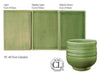 True Celadon is a delicate light green glaze that reproduces the effects of traditional Asian celadons. Amaranth Stoneware Canada.