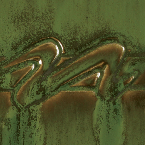 Seaweed is a fluid, deep green glaze that layers beautifully with a variety of Potter's Choice glazes. Amaranth Stoneware Canada.