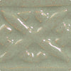 Sage is an opaque, warm gray green glaze that has subtle, frothy tones of pink. Amaranth Stoneware Canada.