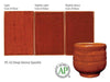 Deep Sienna Speckle is a warm, rich russet glaze that is translucent with dark speckles. Amaranth Stoneware Canada.