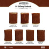 Deep Firebrick is an opaque, speckled brick red glaze that breaks translucent where thin. Amaranth Stoneware Canada.