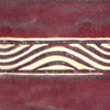 Copper Red glaze, oxblood hue with clear breaks on edges, mimicking reduction effects. Amaranth Stoneware Canada.
