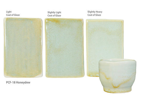 PCF-18 Honeydew Glaze by Amaco - Amaranth Stoneware Canada