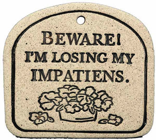 Beware! I'm Losing My Impatiens. - Amaranth Stoneware Canada