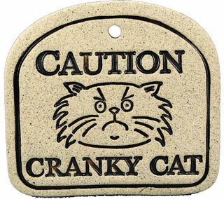 Caution - Cranky Cat - Amaranth Stoneware Canada