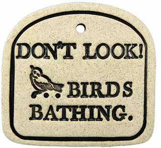 Don't Look! Birds Bathing. - Amaranth Stoneware Canada