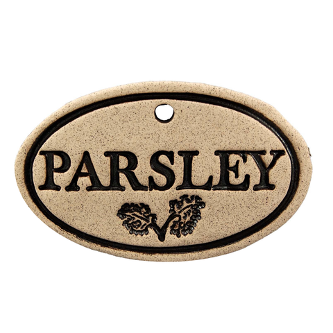 Garden Markers: white stoneware, 3.5