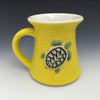 Buttercup glaze, bright cheerful yellow, ideal for accents and contrasts. Amaranth Stoneware Canada.