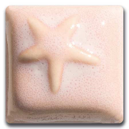 Pinky beige glaze. Translucent Cream is the base glaze for the Mystic glaze series.